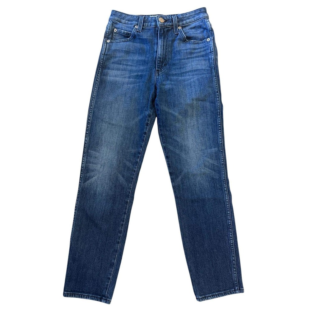 AMO High Rise Stix Crop Jeans Girls Night Out Blue Stretch‎ Denim Size 26